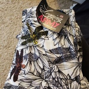 One Size Dragonfly Leggings